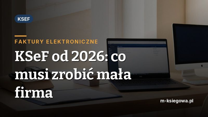 KSeF od 2026: co musi zrobić mała firma